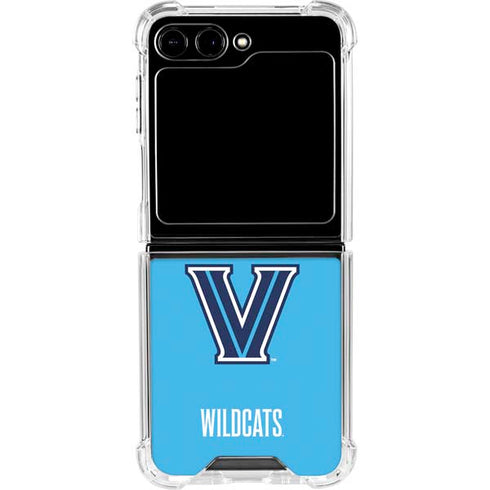Villanova University Wildcats V Large Galaxy Z Flip6 Clear Case